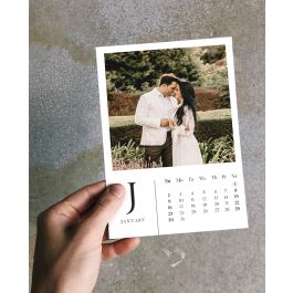 Retro Calendar Big Letters