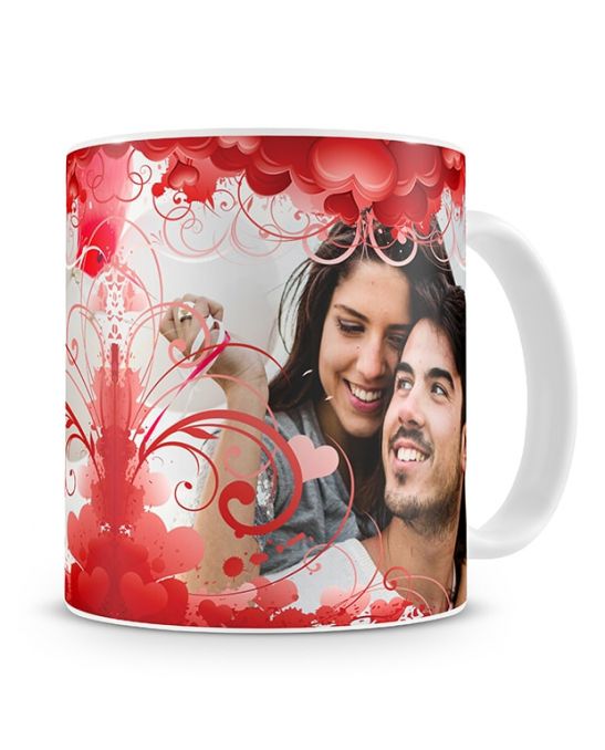 colour change mugs heart collage