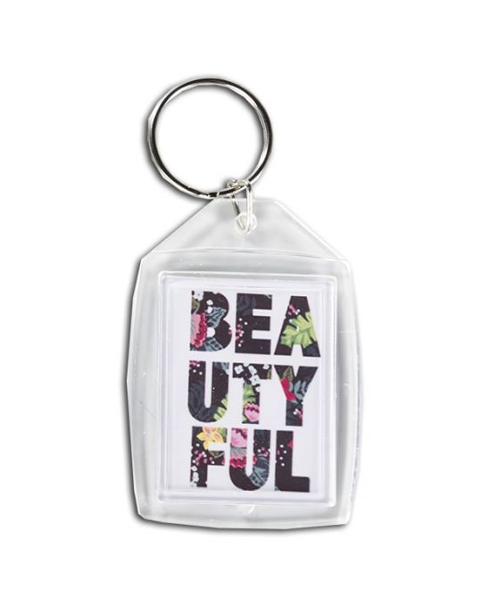 plastic keychain
