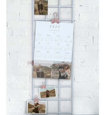 1 Page Calendar - Simple Overlay