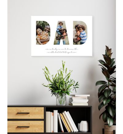 Canvas Print and Stretch Rectangle - Dad