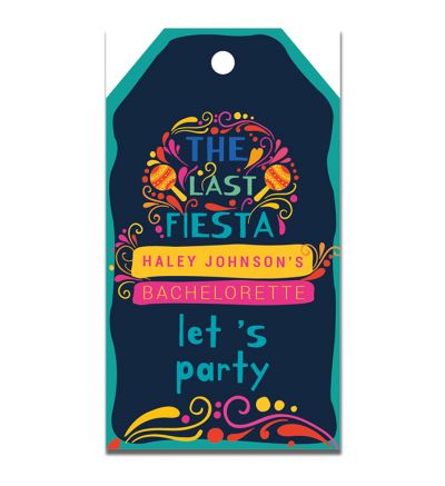 Parties - Bachelorette - Gift Tags - Fiesta