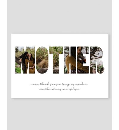Canvas Print and Stretch Rectangle - Mother 