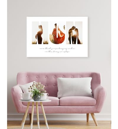 Canvas Print and Stretch Rectangle - Mum