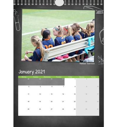 Portrait Calendar School 2022