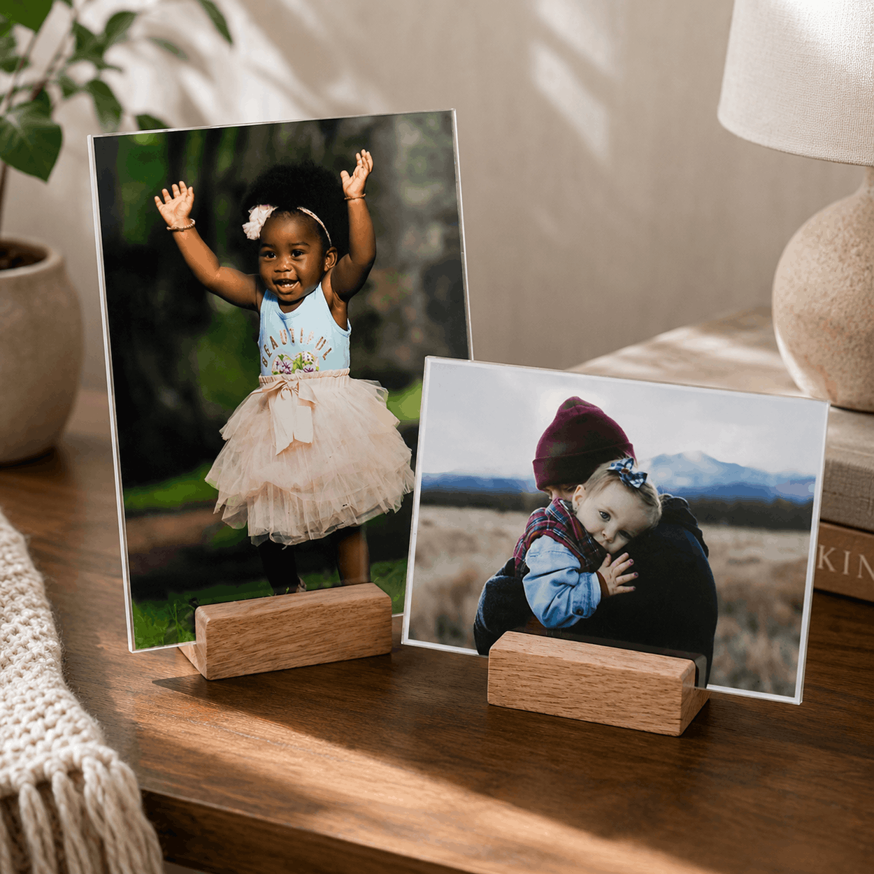 Frameless Floating Print
